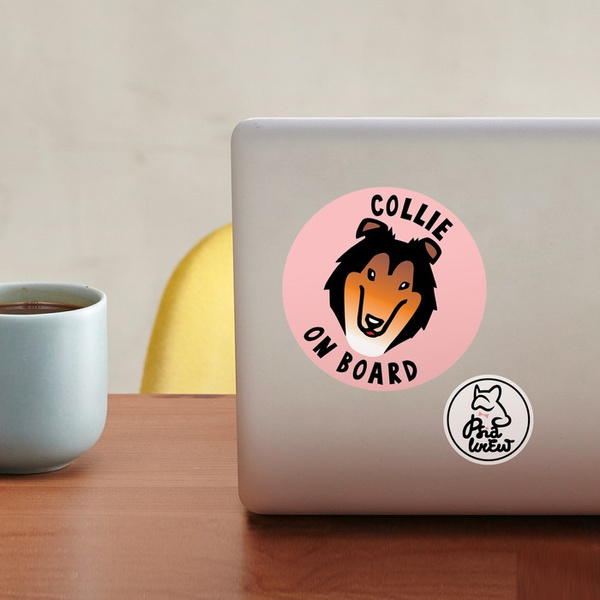 Collie Dog Sticker for Car Bumper Auto Moto Car Body Rear Window