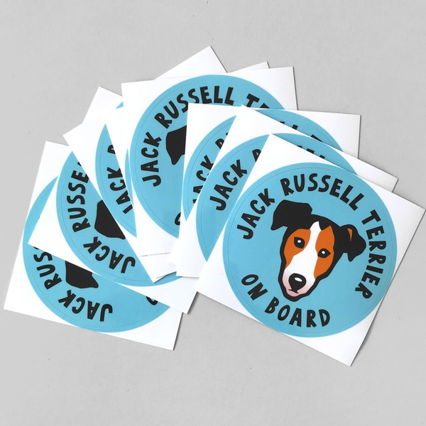 Jack Russell Terrier Dog Sticker for Car Bumper Auto Moto Car Body Rear Window