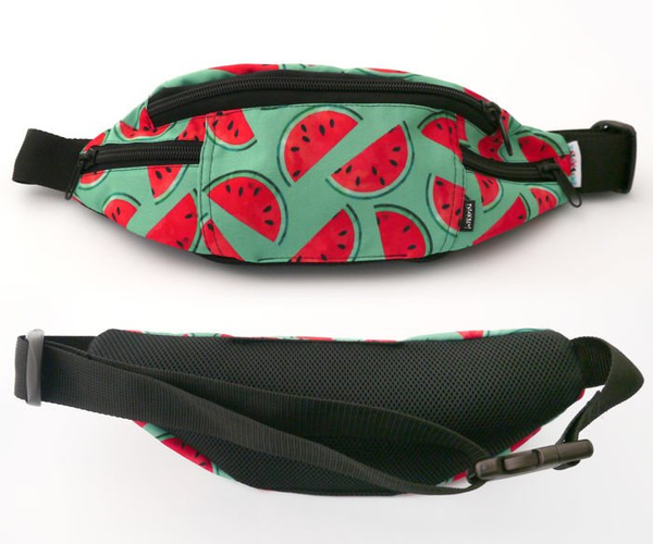 Fanny Pack Hip Bag Watermelon, Bum Bag Psiakrew, watermelon pattern