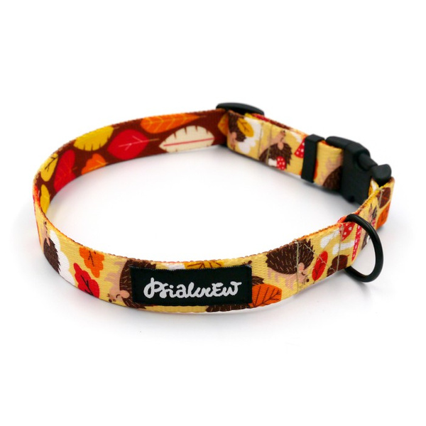 Dog Collar Psiakrew Träumer Igel, 2 cm 0.78" wide, for smaller dogs black extras