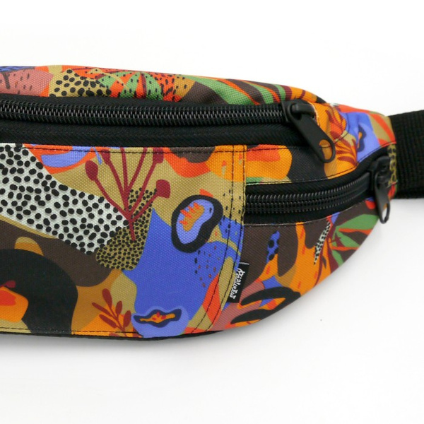 Fanny Pack Hip Bag, Bum Bag Colorful Thicket Psiakrew