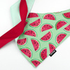 Watermelon Psiakrew Bandana, gebundenes Taschentuch, Baumwollschal