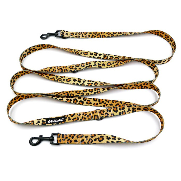 Hundeleine Tarzan Psiakrew Breite 2 cm, schwarzer Karabinerhaken 6 cm