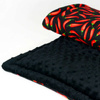 Premium Mat Plaid Blanket for the dog Red Hot Chili Psiakrew Design
