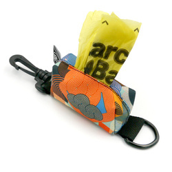 Pouch for poop bags Geo Snake Psiakrew