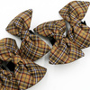 Hundefliege Beige Tartan für Hund Psiakrew