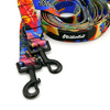 Dog Leash Colorful Thicket width 2.5 cm, 1"  wide, snap hook black 6cm