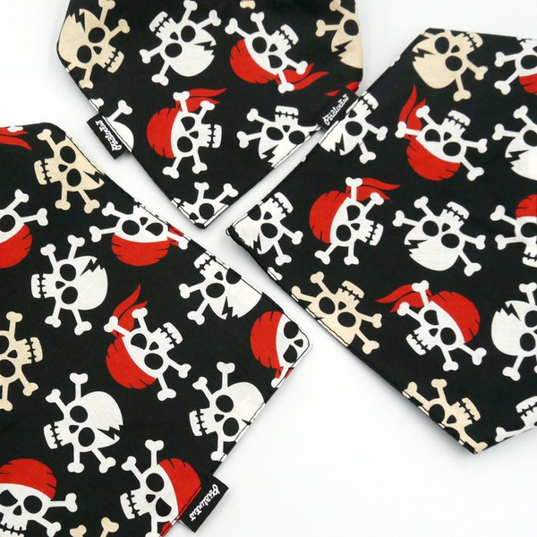 Premium Dog Bandana Pirates handkerchief style to tie around your pet’s neck