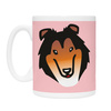 Mug for a dog lover Collie Life is Better with a Dog Psiakrew