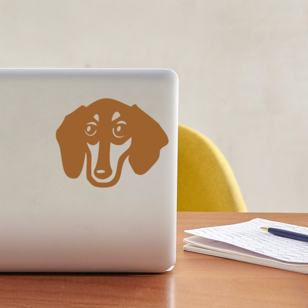 Dachshund Psiakrew dog car sticker for light car bodies