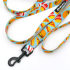 Walking leash for Dog Doggy Foodie Psiakrew, width 2 cm, black snap hook 6 cm