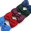 Red disco party bow tie for a dog; carnival New Year's Eve decorative bow Psiakrew
