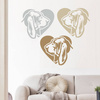 Basset Love Dog wall decal Psiakrew