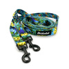 Long Dog Leash Peacock's Eye Psiakrew width 2 cm (0.78"), black snap hook 6 cm