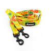 Long Dog Leash Lemonade Psiakrew width 2 cm (0.78"), black snap hook 6 cm