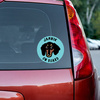 Dackel Hund Aufkleber für Auto Stoßstange Auto Moto Karosserie Heckscheibe