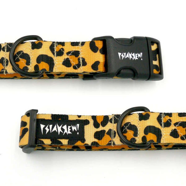 Dog Collar Psiakrew Tarzan 2.5 cm, 1" wide, black extras