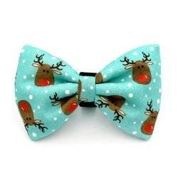 Christmas Dog Bow Tie Cat Pet Collar Decoration Rudolf Reindeer