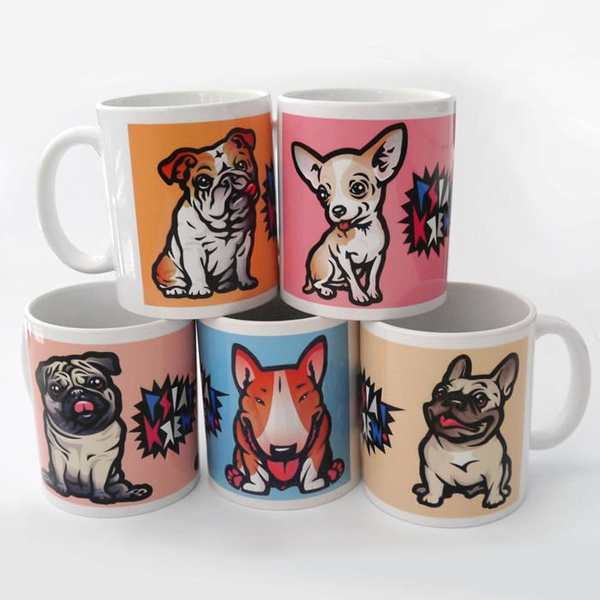 Mug with French Bulldog Mascot