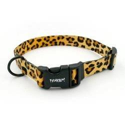 Dog Collar Psiakrew Tarzan 2.5 cm, 1"  wide, black extras