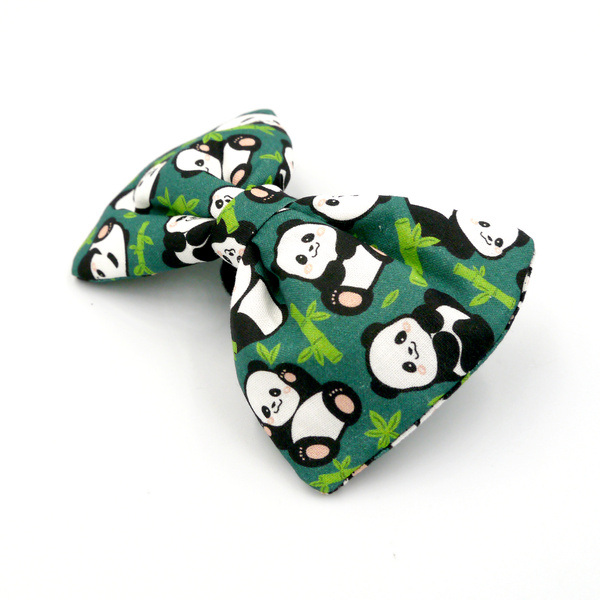 Dog Bow Tie Bamboo Panda – Psiakrew