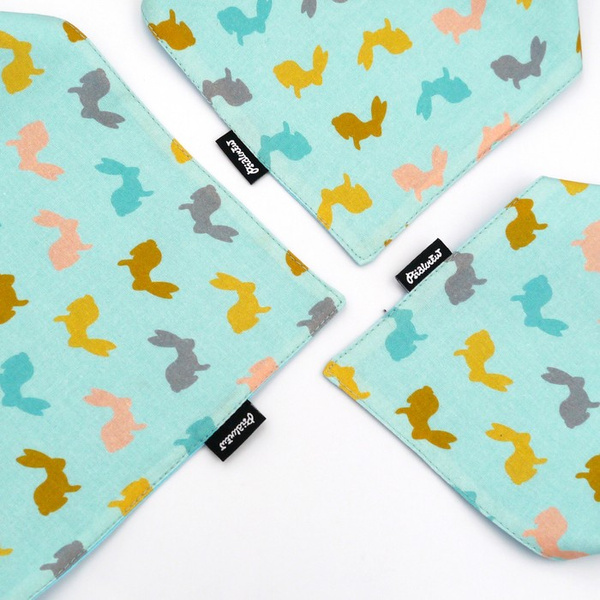 Easter Bunny Psiakrew Bandana, gebundenes Taschentuch, Baumwollschal