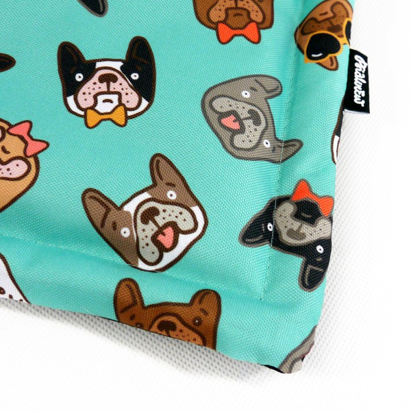 Waterproof Mat for the dog, puppy, cat, French Bulldogs Psiakrew Design