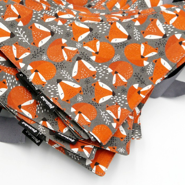 Foxy Lady Psiakrew Bandana, gebundenes Taschentuch, Baumwollschal