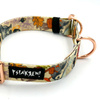 Half-choke collar Forest Treasures, 2.5 cm wide, medium and big dogs, rose gold