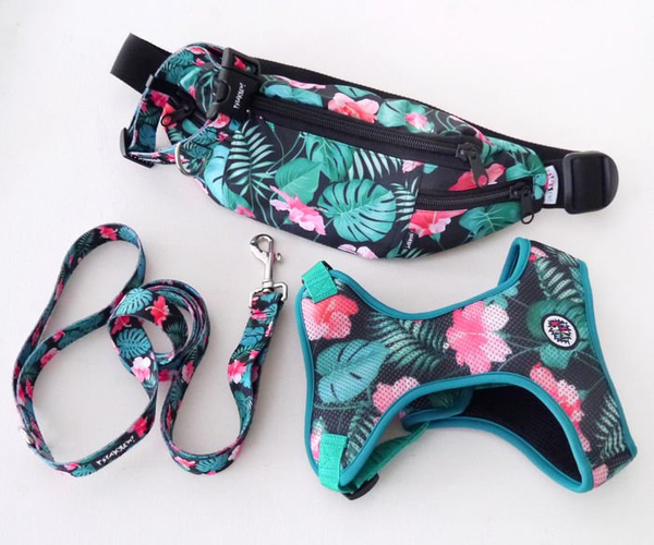Fanny Pack Hip Bag Tropical Monstera, Bum Bag Psiakrew