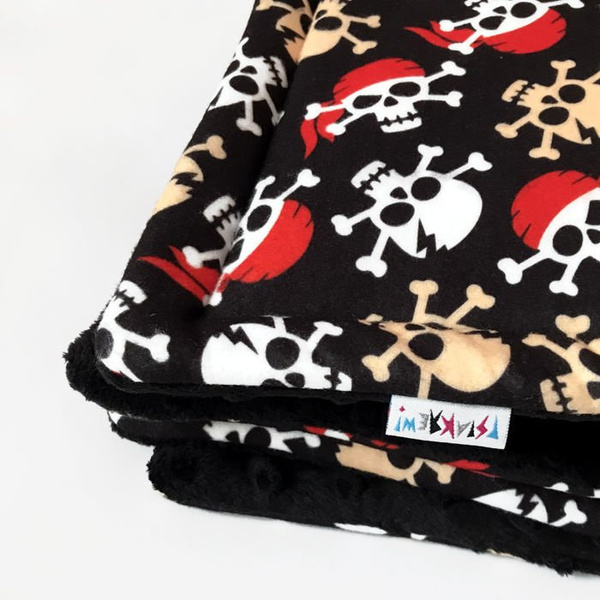Premium Mat Plaid Blanket for the dog, Pirates Psiakrew Design