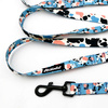 Long Dog Leash Spotted Cow width 2 cm (0.78")  wide, , black snap hook