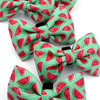 Muszka dla psa Watermelon, elegancka kokarda dla pupila na specjalne okazje, ozdoba do obroży