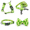 Harness for Dog, Model Green Frogs Guard Harness Small Harness for small dogs, puppies, black extras