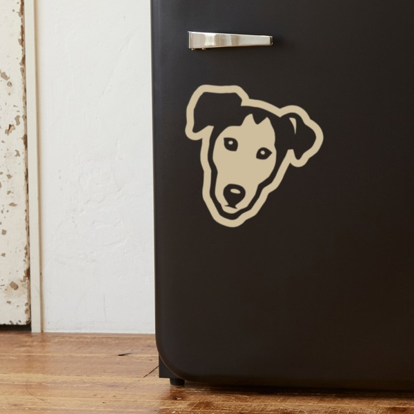 Jack Russell Terrier Psiakrew Hunde-Autoaufkleber für dunkle Karosserien