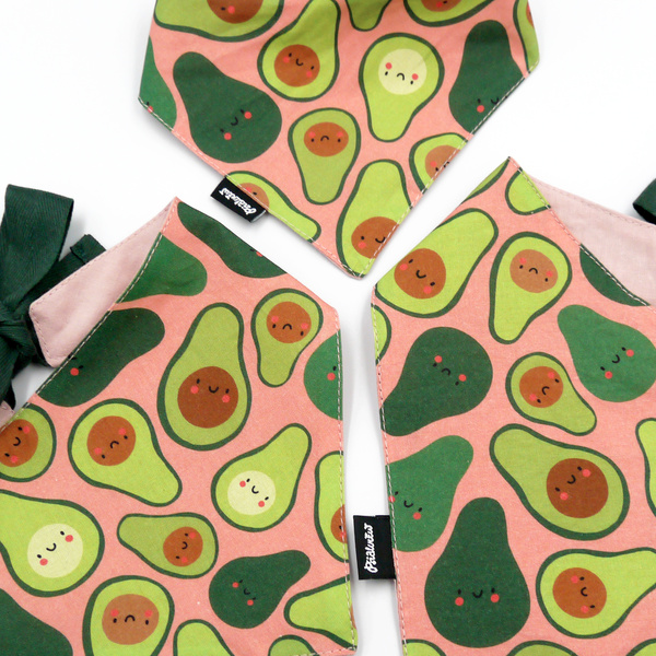 Dog Bandana Guacamole Time Psiakrew handkerchief style to tie around your pet’s neck
