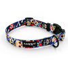 Dog Collar Psiakrew Día de los Muertos 2.5 cm, 1"  wide, black extras
