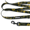 Long Dog Leash Donatella Psiakrew width 2 cm (0.78"), black snap hook 6 cm