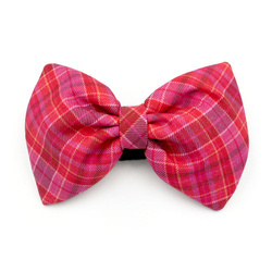 Checkered bow tie for a dog, elegant classic bow Psiakrew