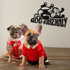 DOG FRIENDLY Dekorativer Information Aufkleber Psiakrew