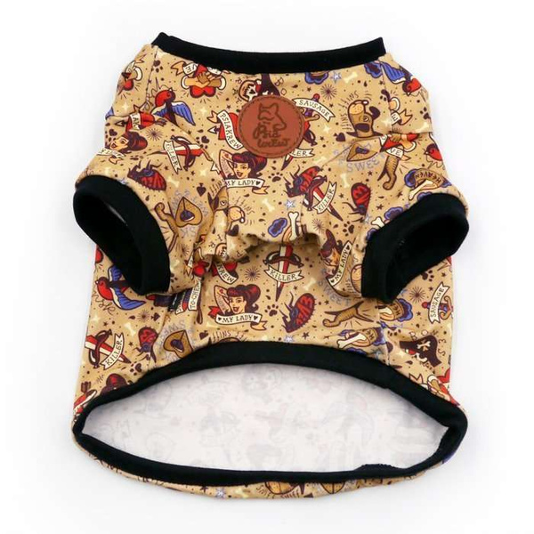 Koszulka T-shirt dla Psa Dog Tattoo, psie tatuaże Psiakrew