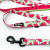 Smycz Dla Psa Przepinana Regulowana Watermelon Psiakrew 2,5 cm, duży czarny karabińczyk