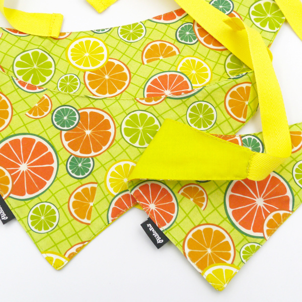Dog Bandana Lemonade Psiakrew handkerchief style to tie around your pet’s neck