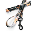 Dog Leash Deer Calls width 2 cm 0.78 ", black extras
