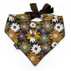 Dog Bandana Flowers handkerchief style to tie around your pet’s neck