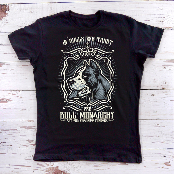 Psiakrew-T-Shirt für Damen Bull Monarchy American Staffordshire Terrier AST