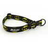 Half-choke collar Bat Dog, 2.5 cm wide, medium and big dogs, black extras