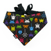 Invaders Psiakrew Bandana, gebundenes Taschentuch, Baumwollschal