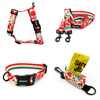 ACCESSORY KIT. Medium dog. Fruit Jelly Psiakrew Series; Collar, Harness, Leash, Pouch
