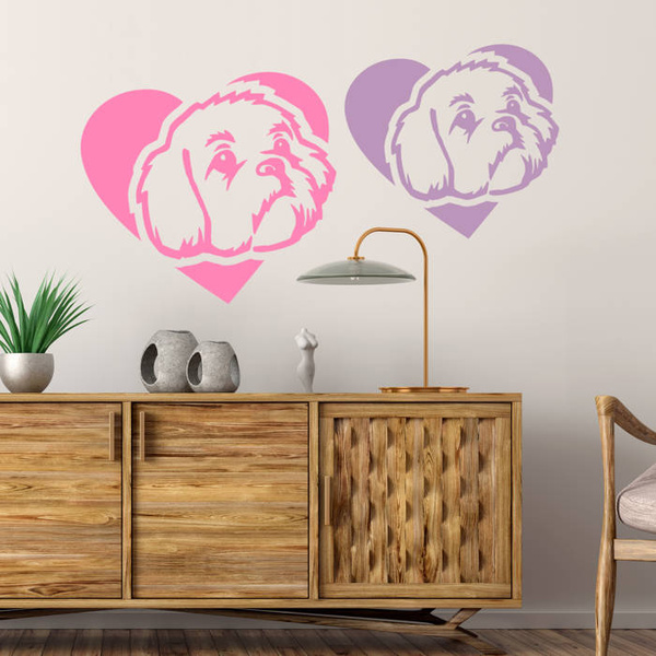 Shih Tzu Love Dog wall decal Psiakrew